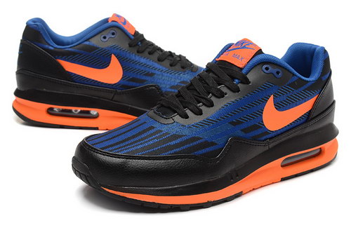 Mens Nike Air Max Lunar 1 Black Orange Blue Usa